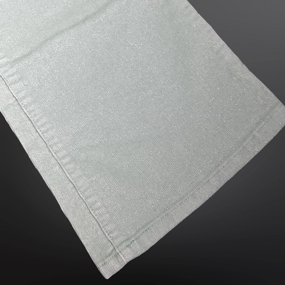 Gap Kids Stretch Flare Corduroy Glitter Pants Girls 12R Mint Y2K Adj.‎ Waist NWT - Picture 3 of 13